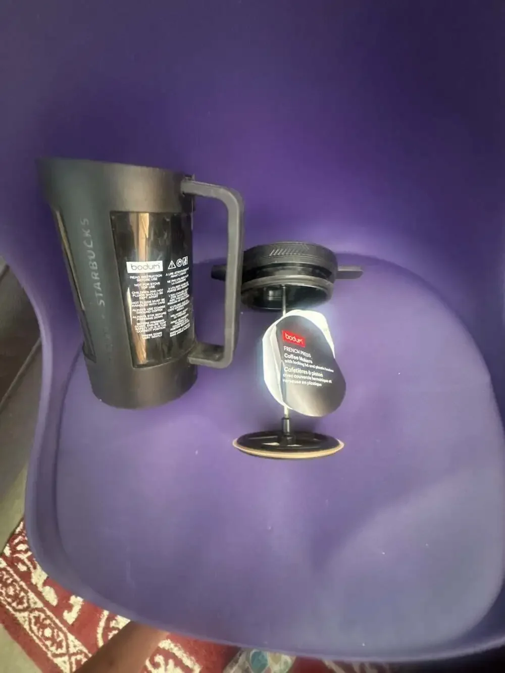 Bodum + Starbucks 8-Cup French Press Coffee Maker with Locking Lid
